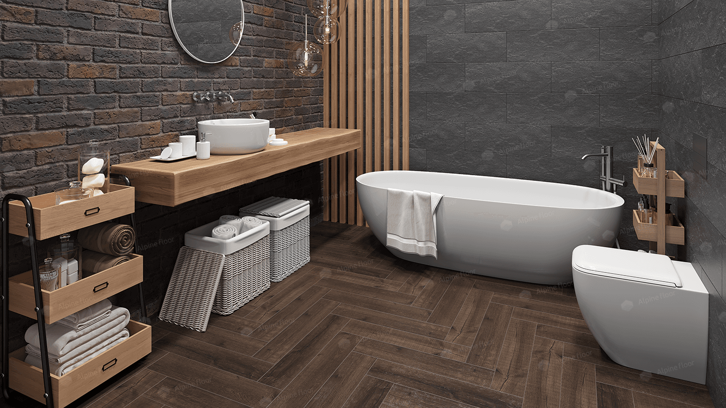 SPC ламинат Изящный паркет (Light Parquet) Дуб Альферац ЕСО 13-22 MC