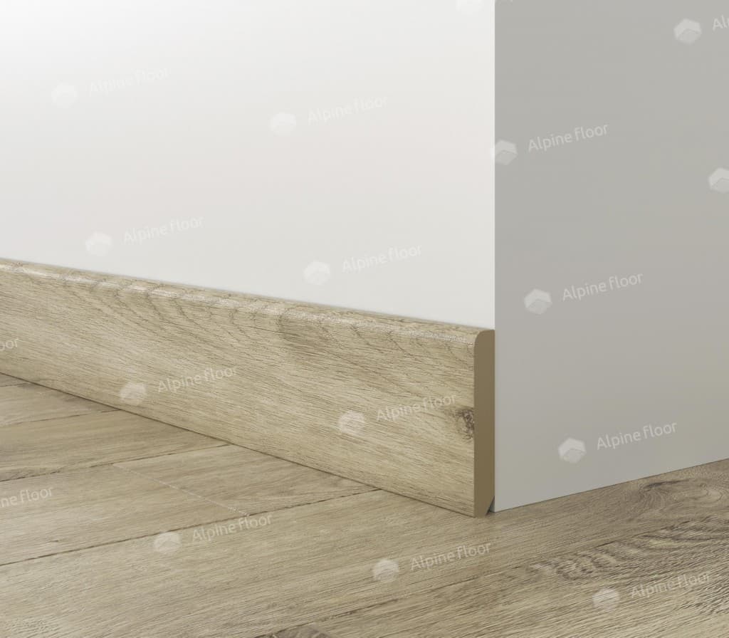 Напольный плинтус Parquet Light Натуральный первозданный дуб отбеленный SK 13-5 
