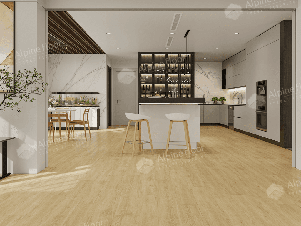 LVT плитка Дуб Ваниль Селект ECO 23-2