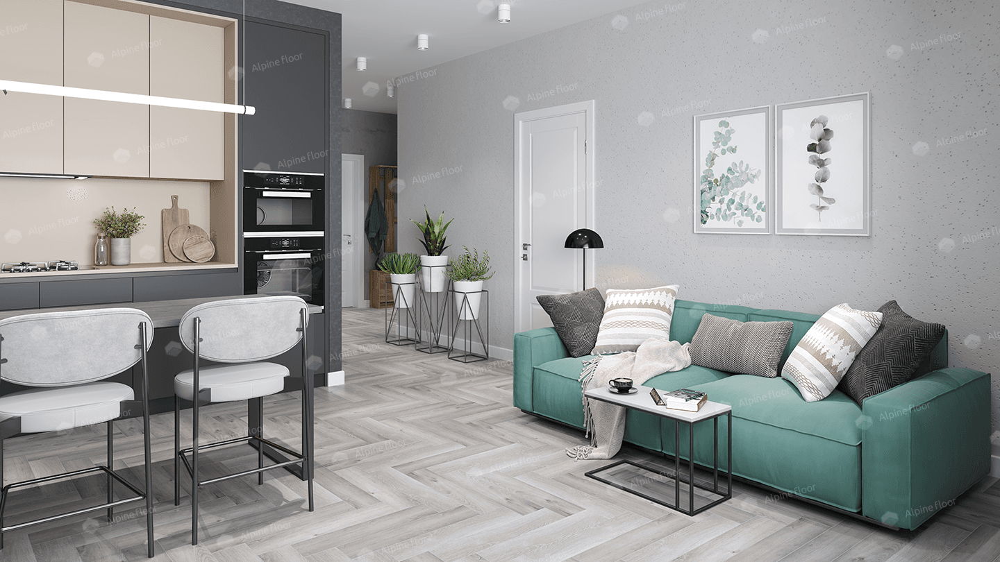 SPC ламинат Изящный паркет (Light Parquet) Дуб Лейтена ЕСО 13-18 MC