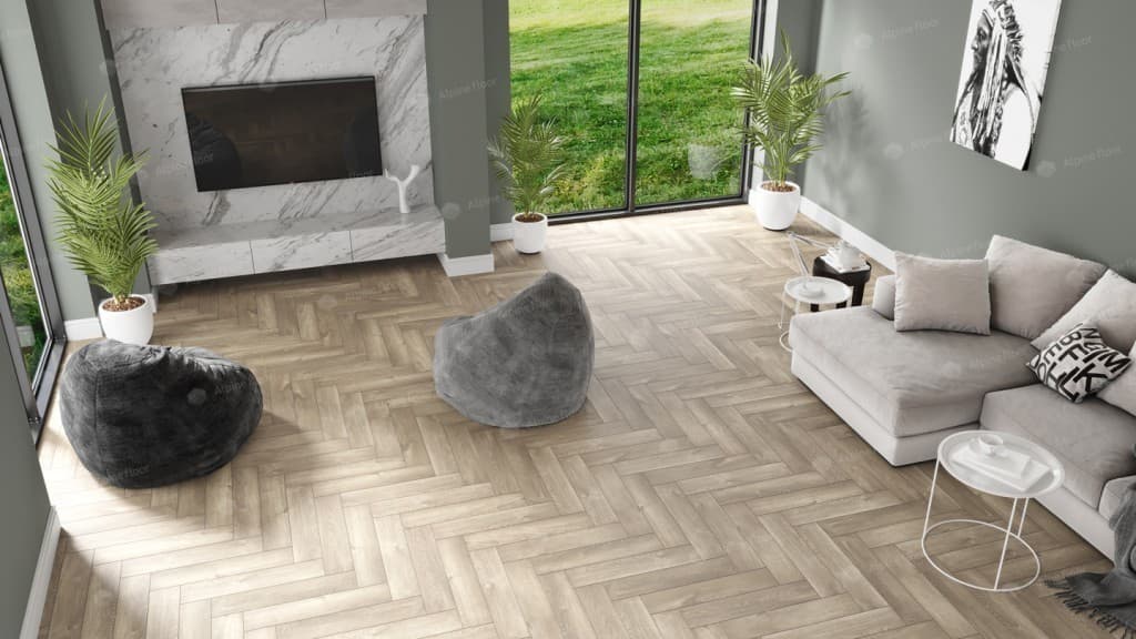 SPC ламинат Изящный паркет (Light Parquet) Натуральный первозданный дуб отбеленный ЕСО 13-5 MC