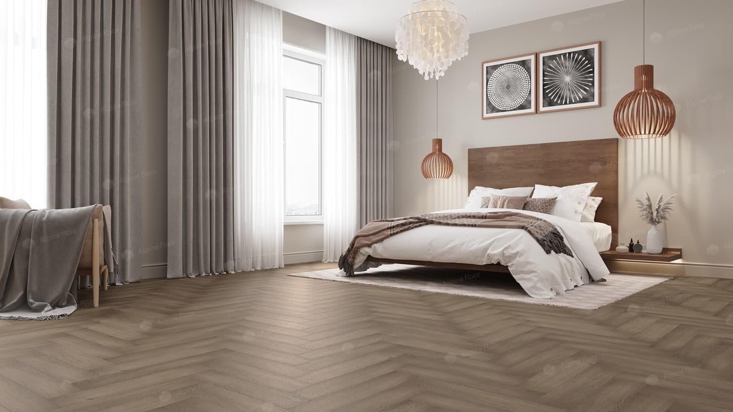 SPC ламинат Изящный паркет (Light Parquet) ДУБ НАСЫЩЕННЫЙ ЕСО 13-7 MC