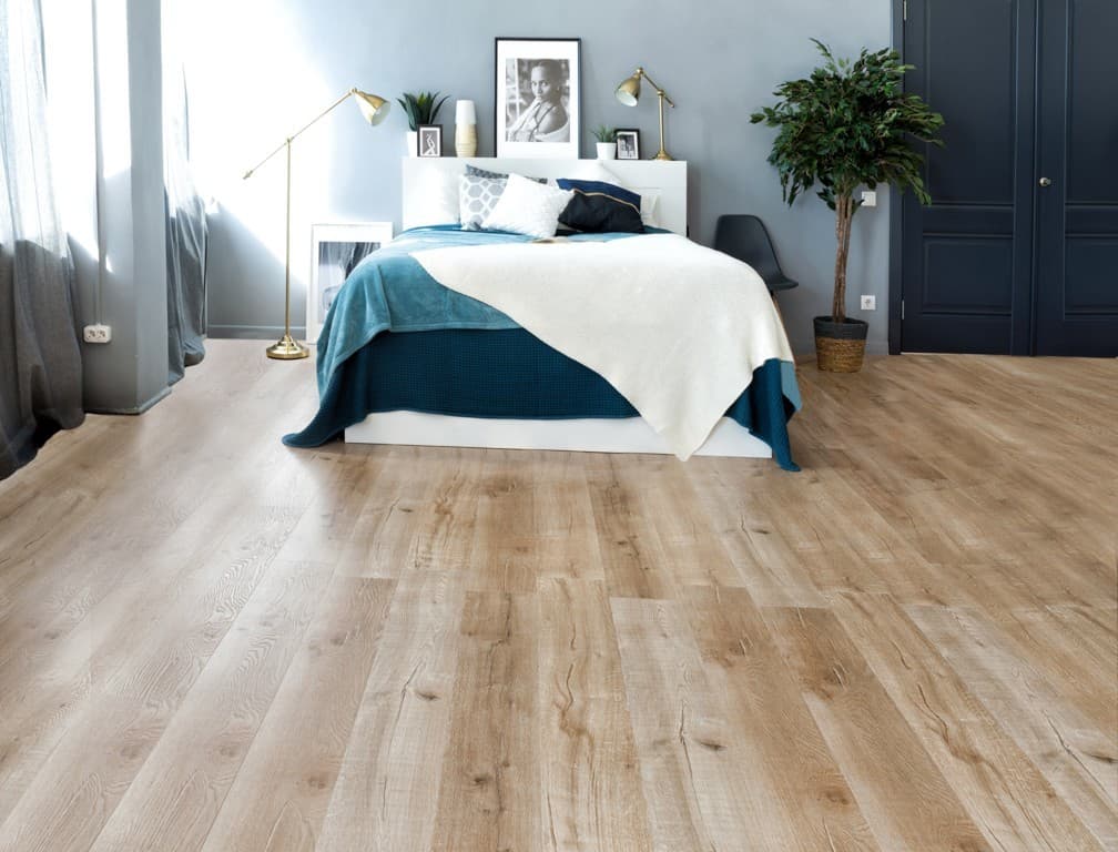 SPC ламинат Натуральное дерево (Real Wood) Натуральный первозданный дуб ECO 2-5 MC