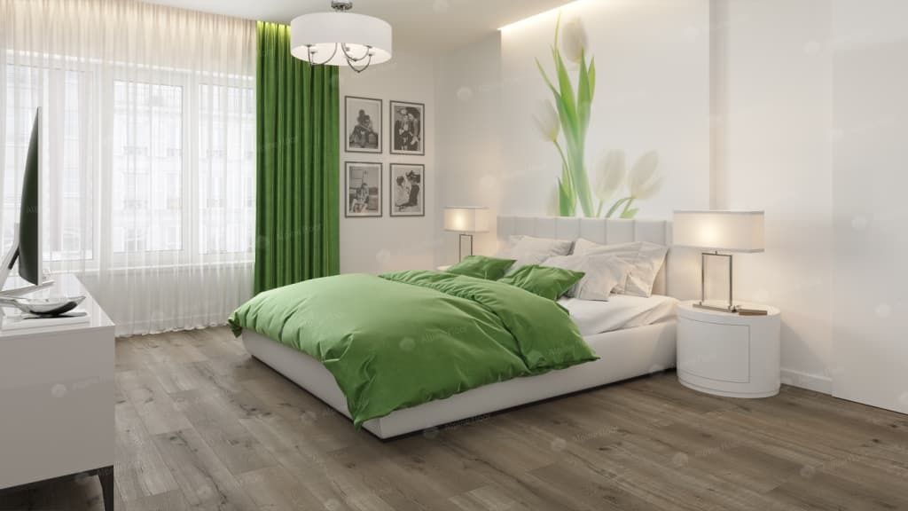 SPC ламинат Натуральное дерево (Real Wood) Заповедный дуб Verdan ECO 2-4 MC