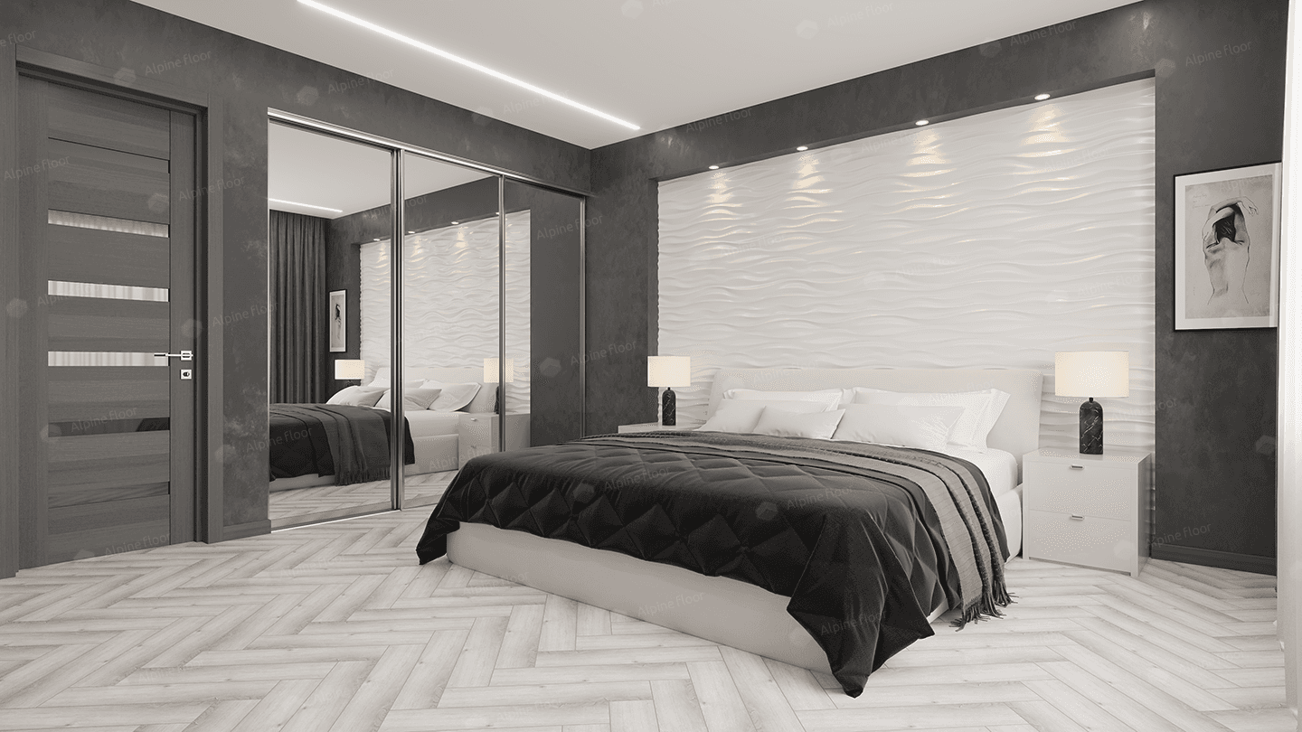 SPC ламинат Изящный паркет (Light Parquet) Дуб Альхена ЕСО 13-12 MC
