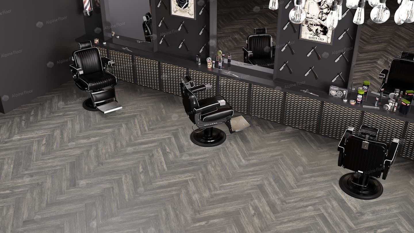 SPC ламинат Изящный паркет (Light Parquet) ВЕНГЕ ГРЕЙ ЕСО 13-8 MC