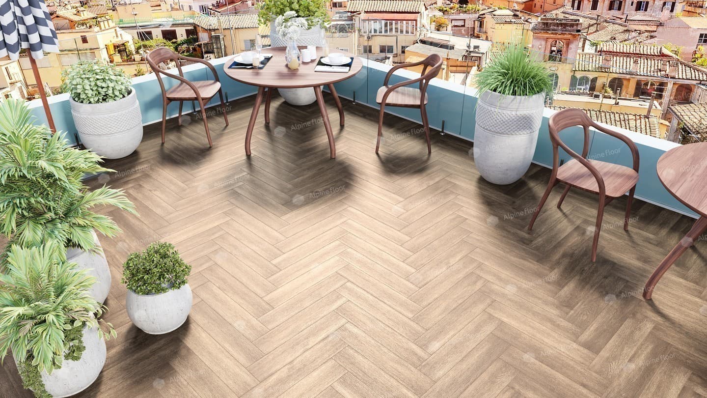 SPC ламинат Изящный паркет (Light Parquet) МАКАДАМИЯ ЕСО 13-10 MC