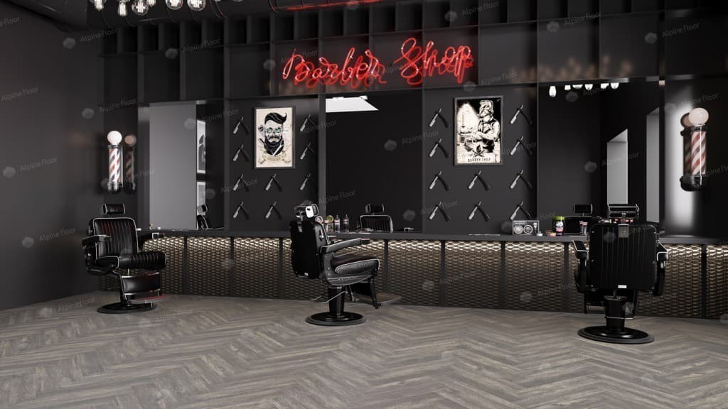 LVT плитка Венге Грей ECO 16-8