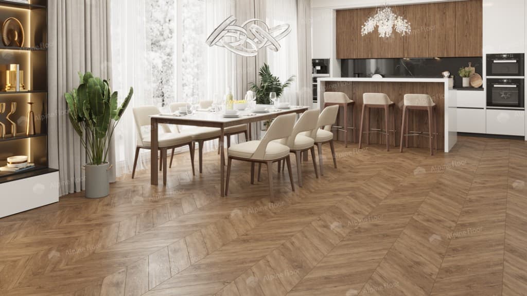 LVT плитка Гевуина Шеврон Chevron ECO 20-10