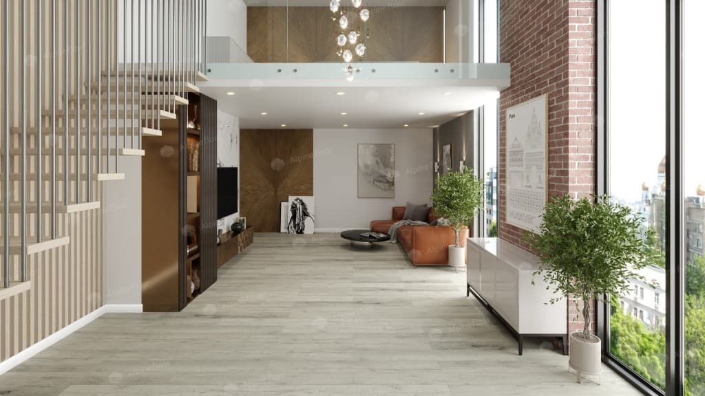 SPC ламинат Премиальный XL (Premium XL) Дуб серебряный ABA ECO 7-22 MC