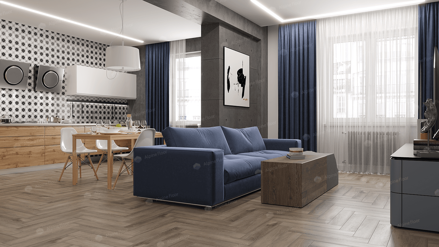 SPC ламинат Изящный паркет (Light Parquet) Дуб Исида ЕСО 13-15 MC